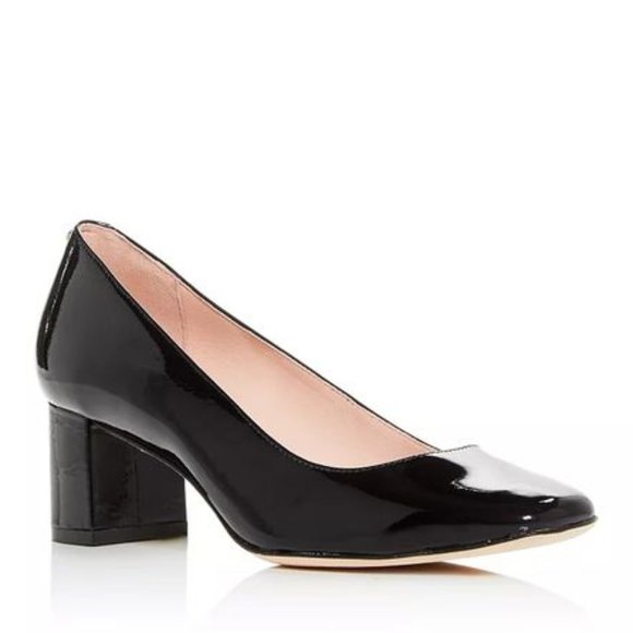 kate spade Shoes - Kate Spade Kylah Square Toe Pump Black Patent Sz 7.5